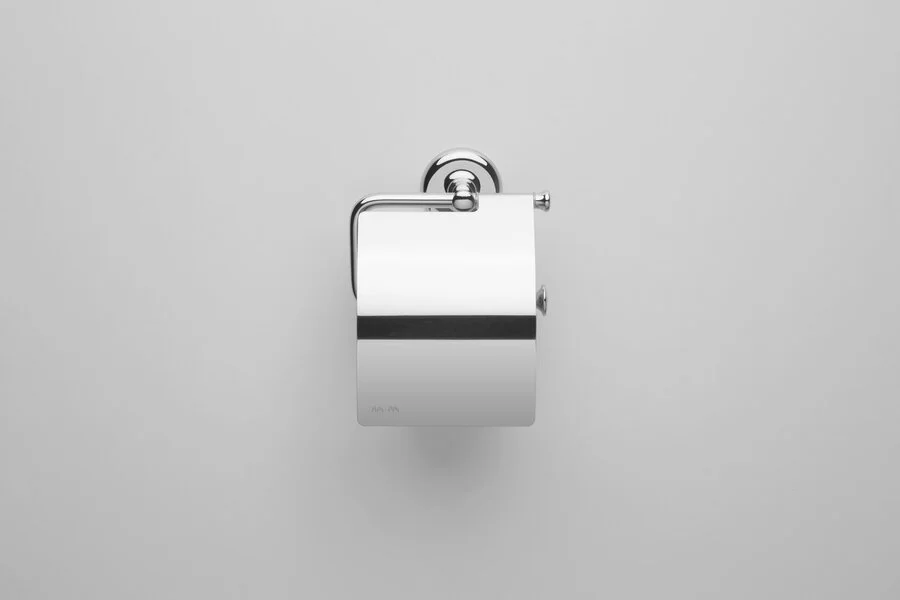 Держатель туалетной бумаги AM.PM Like с крышкой A80341500 (детальная фотография), настенные