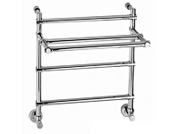 Полотенцесушитель водяной цвет:хром Margaroli 455, с полкой