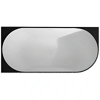 Ванна акриловая Abber 170x80 см черная