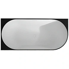 Ванна акриловая Abber 170x80 см черная