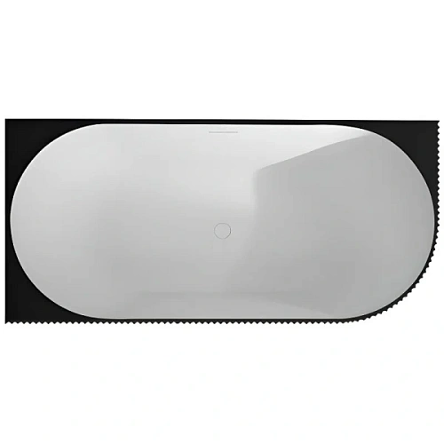 Ванна акриловая Abber 170x80 см черная - фото 3