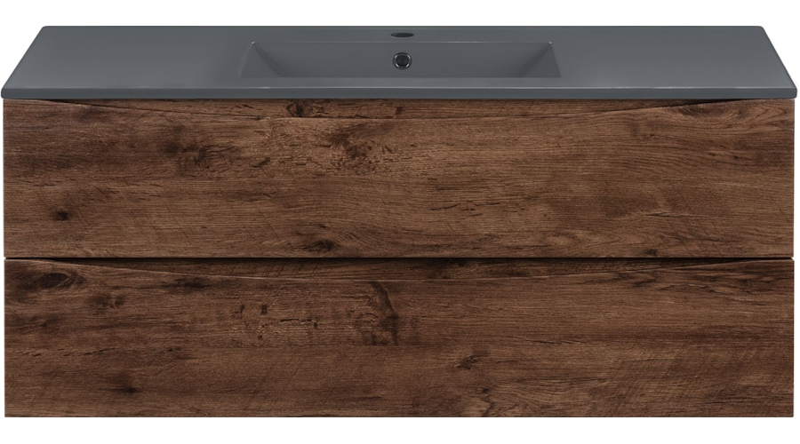 Тумба под раковину подвесная Vincea Mia 120,9 см R.Wood VMC-2MC120RW (детальная фотография), моноблок