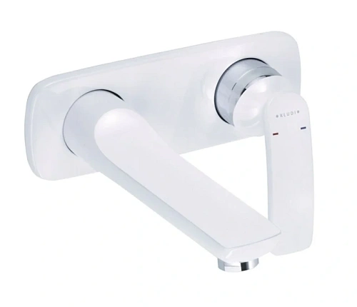 Смеситель для раковины Kludi Balance белый - фото 2