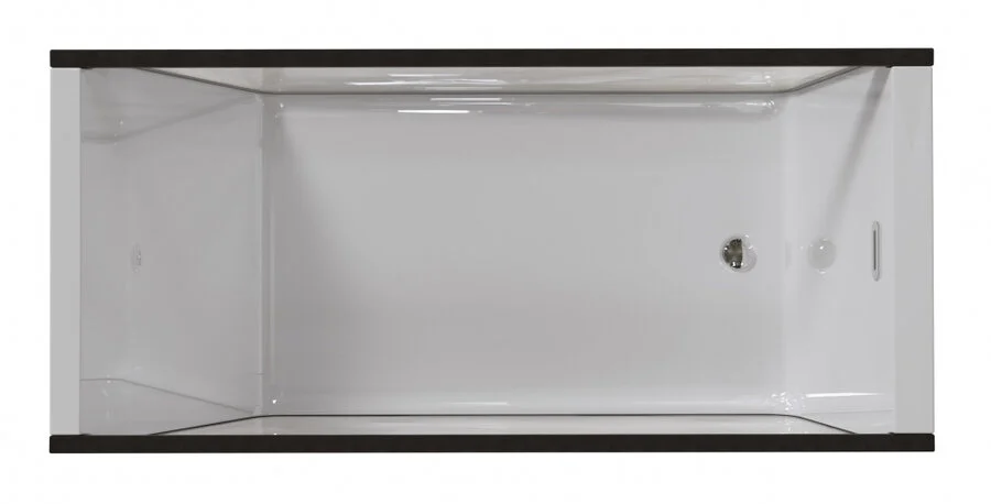 Ванна Aima Design Neo 170 x 75 см, 2 стекла принт бетон, отдельностоящая, белый, 01нео1775с2 (детальная фотография), современныe, hi-tech