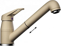 Смеситель для кухни Omoikiri Tateyama-S-CH шампань