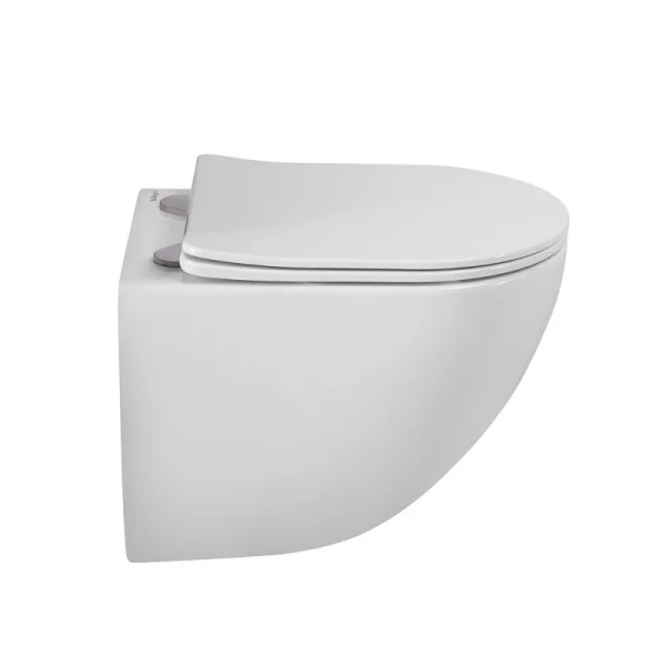 Унитаз подвесной BelBagno Amanda с сиденьем микролифт BB051CH-TOR-FC/SC (детальная фотография), современные, hi-tech, круглые
