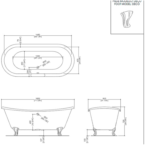 Схема (детальная фотография), глубокие
