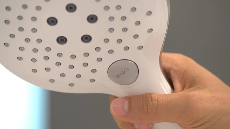 Лейка для душа Hansgrohe Raindance Select белый/хром 28587400 (детальная фотография), хром, белые index_1