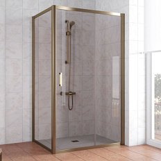 Душевой уголок профиль бронза стекло бронза Vegas-glass