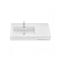 Раковина Акватон Квадро Про 100 см левая
