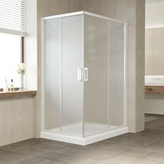 Душевой уголок стекло сатин Vegas-glass ZA-F 120х80 10