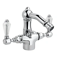 Смеситель для биде, английское золото, Nicolazzi Half Dome Crystal