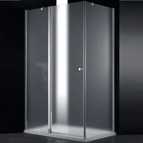 Душевой уголок Cezares Elena 90x80 см левый рифленое стекло - фото 2