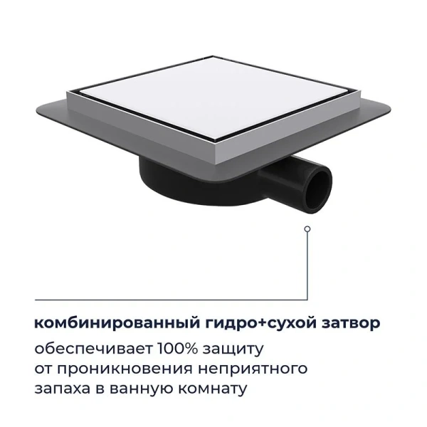 Душевой трап RGW SDR-10 см хром 79211000-01 (детальная фотография) index_1