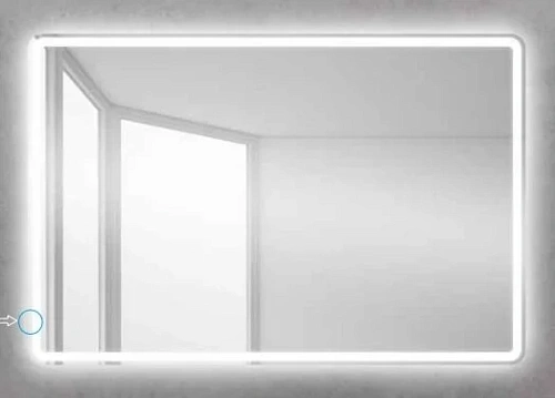 Зеркало с подсветкой BelBagno Spc 120 см с кнопочным выключателем - фото 2