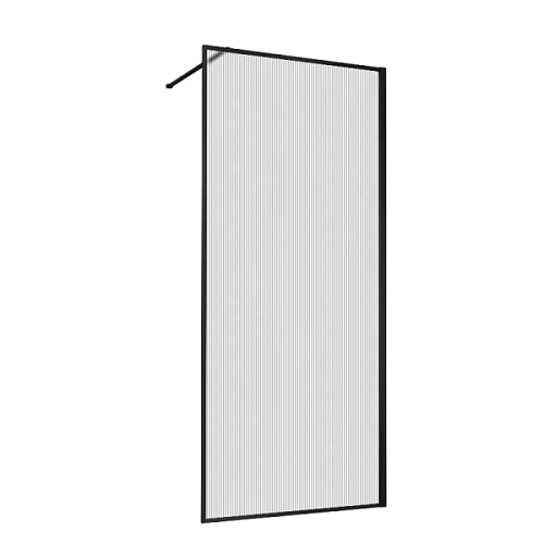 Душевая перегородка Vincea Walk-In HP Art 70 см профиль черный матовый - фото 1