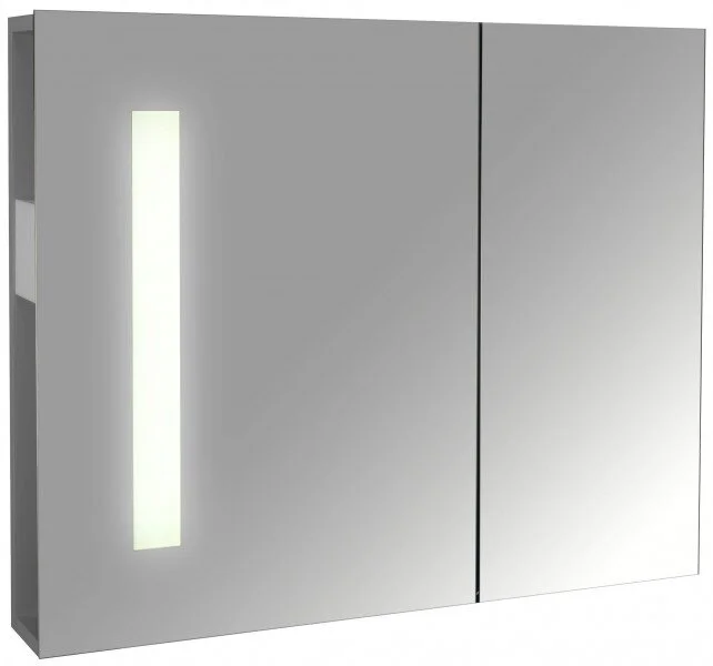 Зеркальный шкаф с подсветкой Jacob Delafon Rythmik 80 см подсветка справа EB1061DRU-NF (детальная фотография)