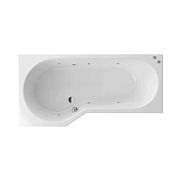 Ванна гидромассажная Excellent Be Spot Soft 160 x 80 см, левая, белый/хром, WAEX.BSL16.SOFT.CR