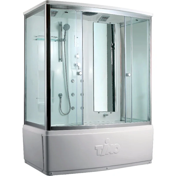 Душевой бокс Timo Lux 150x90 см стекло прозрачное T-7750(NEW) (детальная фотография)