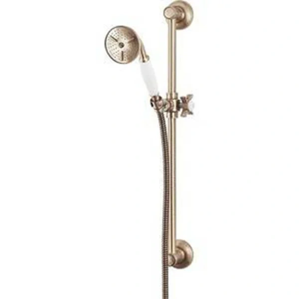 Душевой гарнитур Cezares Lord бронза ручка белая LORD-SD-02-Bi (детальная фотография)