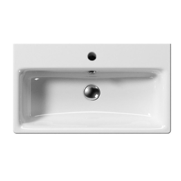 Раковина с переливом GSI Kube 8922 8922 1 11 (детальная фотография), подвесные