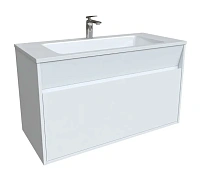 Тумба с раковиной подвесная IDDIS Esper 100 см с ящиком