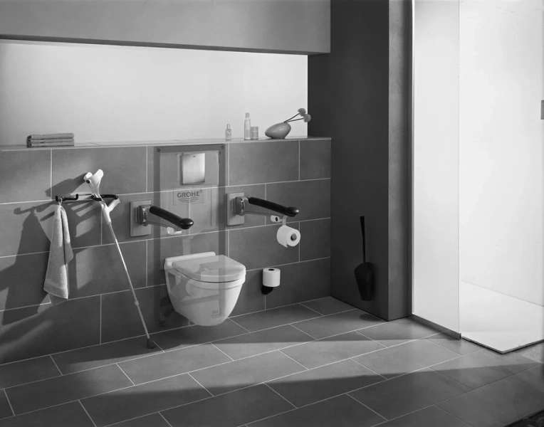 Инсталляция для унитаза Grohe Rapid SL с кнопкой хром 38775001 (детальная фотография), с кнопкой