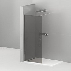 Душевая перегородка Cezares Liberta 86 см профиль хром