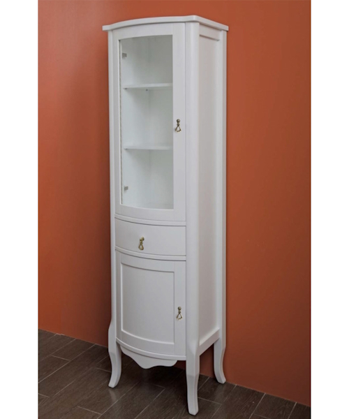 Шкаф, цвет белый матовый, фурнитура бронза, La Beaute Marian CMA.Sx.LBO.BR (детальная фотография)