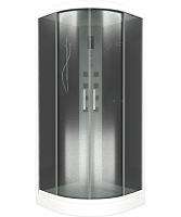 Душевая кабина Bas Адрия 90, цвет чёрный