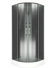 Душевая кабина Bas Адрия 90, цвет чёрный