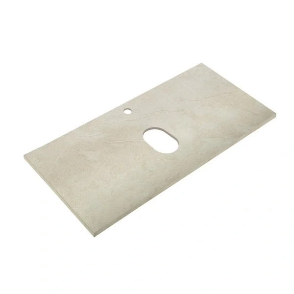 Столешница BelBagno 100 см из керамогранита, marmo crema opaco KEP-100-MCO (детальная фотография) index_1