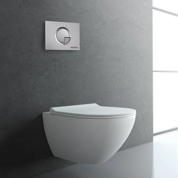 Унитаз с инсталляцией BERGES Puma крышка микролифт 043268 (детальная фотография), нет в наличии index_1