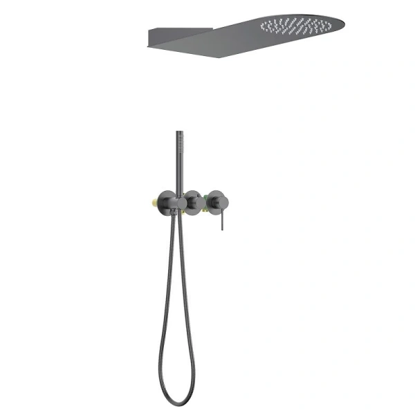 Душевой комплект Timo Saona черное золото SX-2340/18SM (детальная фотография)