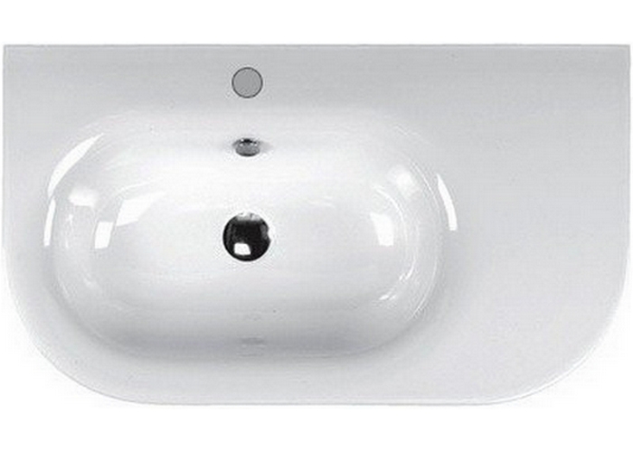 Раковина консоль Hatria Daytime Y0YZ01, Y0YJ01 85х50 см (детальная фотография), белые