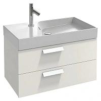 Тумба под раковину подвесная Jacob Delafon Rythmik 80 см белый глянцевый