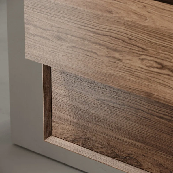 Тумба под раковину подвесная Sancos Marmi 2.0 80 см дуб чарльстон MR2.080ECH (детальная фотография), 80 см