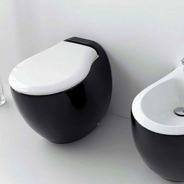 Унитаз напольный ArtCeram Blend BLV002 (детальная фотография), современные, hi-tech, декорированные, круглые