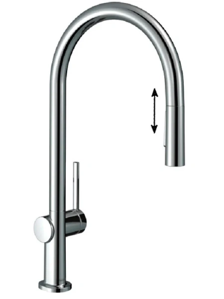 Смеситель для кухни Hansgrohe Talis M54 с вытяжным душем 72800000 (детальная фотография)