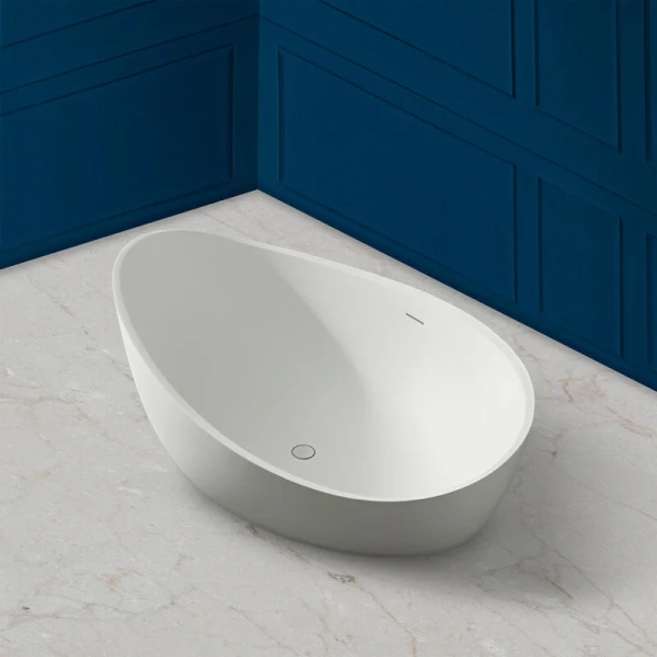 Ванна из искусственного камня Abber Stein 180x110 см овальная AS9639 (детальная фотография), современныe, hi-tech