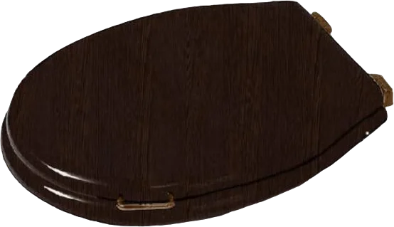 Крышка-сидение с микролифтом Simas Lante орех, петли бронза LA009noce/br (детальная фотография)