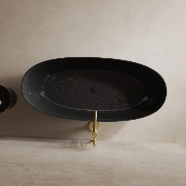 Ванна карбоновая Abber Karbon 170x75 см овальная AK9001-1.7 (детальная фотография), отдельностоящие