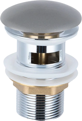 Донный клапан Vincea серый матовый - фото 3