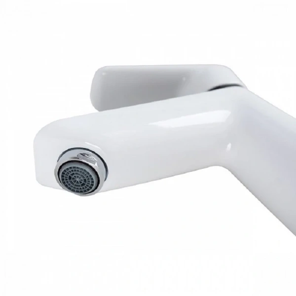 Смеситель для раковины IDDIS Cloud хром/белый CLOSB00i01 (детальная фотография), недорогие