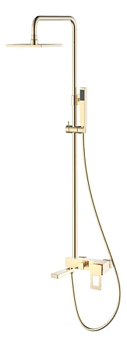 Душевая стойка Boheme Q золото - фото 3