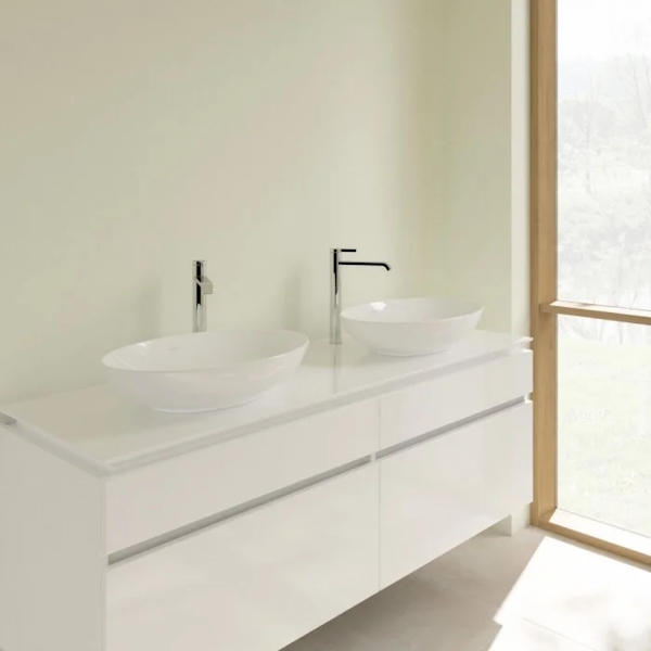 Раковина Villeroy & Boch Loop & Friends 56 см накладная 4A470001 (детальная фотография), в наличии