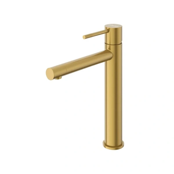 Смеситель для раковины Cezares Relax брашированное золото RELAX-LC2-BORO-W0 (детальная фотография), золото