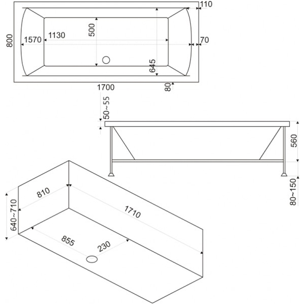 Схема (детальная фотография), 170x80 см