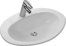 Раковина Jacob Delafon Ovale Dessus 63 см встраиваемая