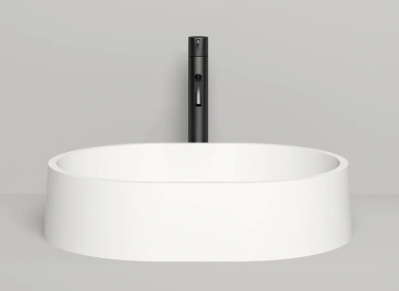 Раковина Salini Gloria 10 56 см накладная 1102211M (детальная фотография), белые